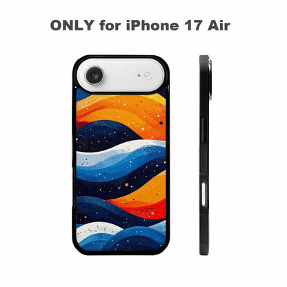 iPhone 17 Air Case — Glossy Winter Wave Seamless Cartoon Cute, Custom Designed Case Cover