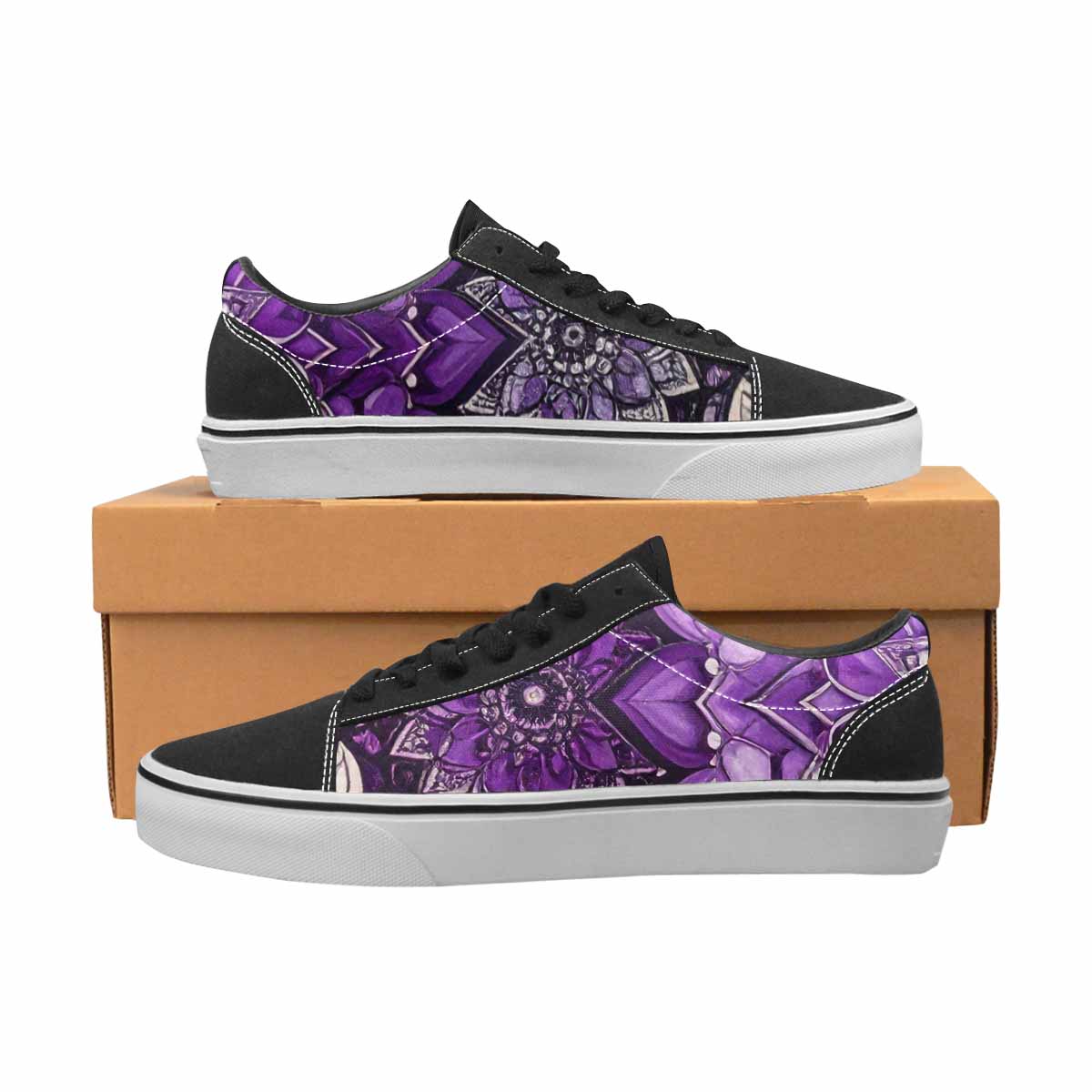 MEN'S Mandala Canvas Lace-Up Surreal Shoes