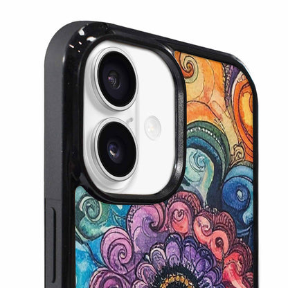 iPhone 17 Case — Tie Dye Swirls (black Tie Dye, Custom Made Phone Cover