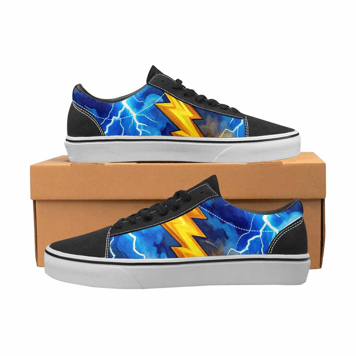 WOMEN'S Lightning Bolt Canvas Lace-Up Cottagecore Shoes
