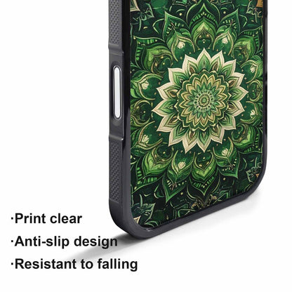 iPhone 17 Pro Case — Small Mandala Pattern Randomly Varying Floral, Custom Printed Phone Case