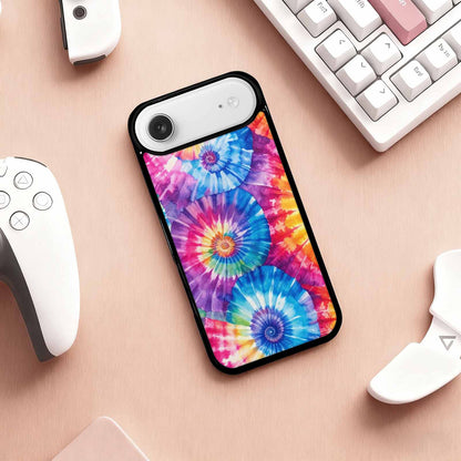 iPhone 17 Air Case — Small Tie Dye Swirl Pattern Tie, Custom Made Phone Cover