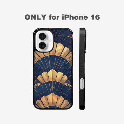 iPhone 16 Case — Art Deco Illustration Pattern, Unique Phone Case Design