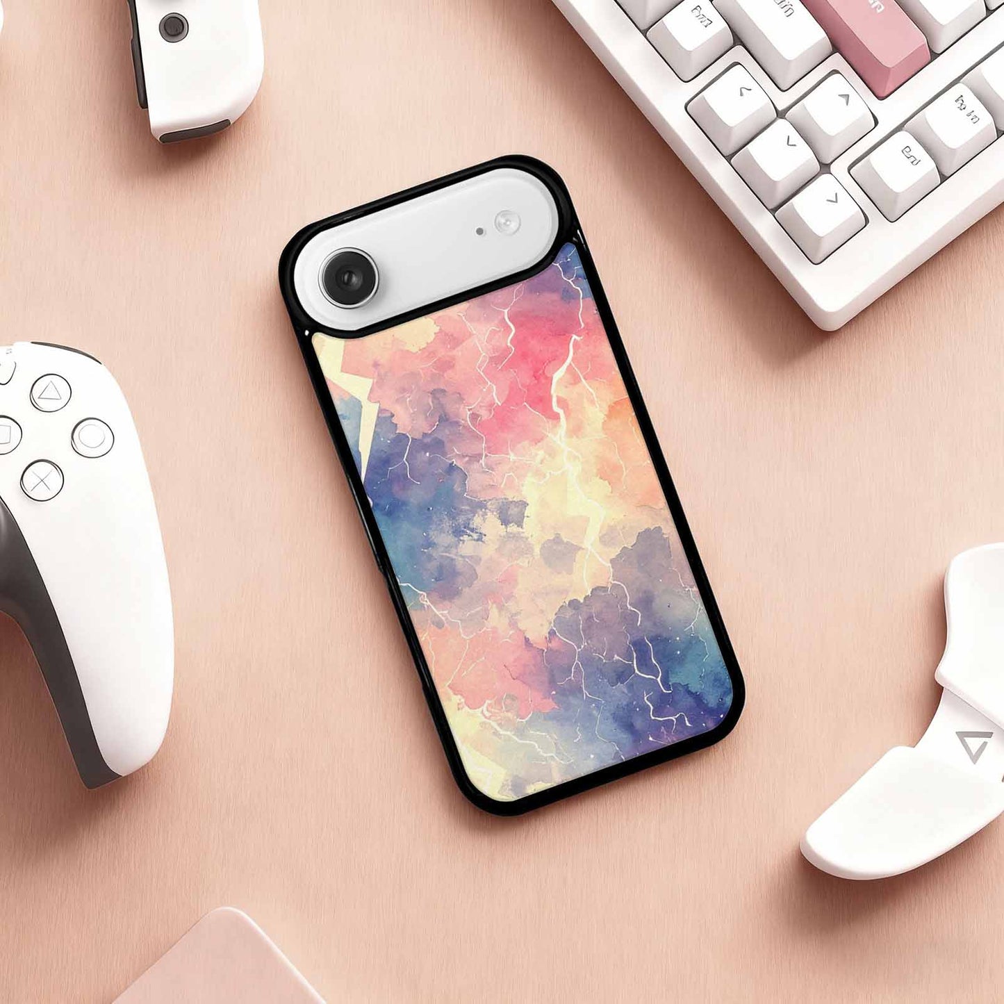 iPhone 17 Air Case — Vintage Spring Lightning Bolt Retro Vintage, Personalized Phone Case