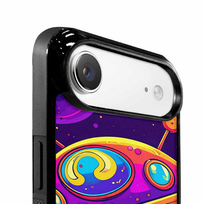 iPhone 17 Air Case — Alien Ufo Cartoon Art Pattern Alien, Custom Printed Phone Case