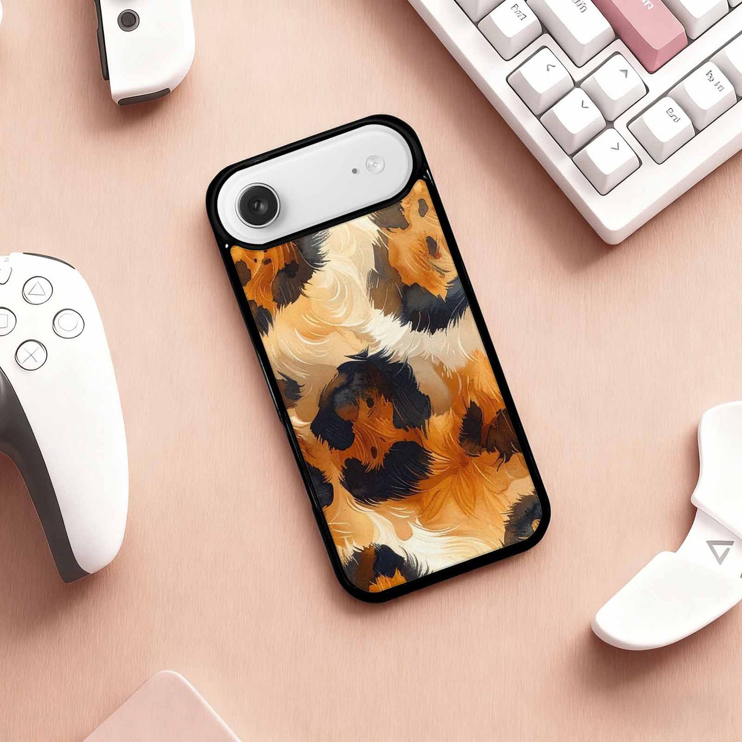 iPhone 17 Air Case — Leopard Soft Airbrush Gradient Animal Print, Custom Print Case Cover