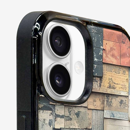 iPhone 16 Plus Case — Distressed Grunge Texture Pattern Hundreds Of, Original Design Phone Case