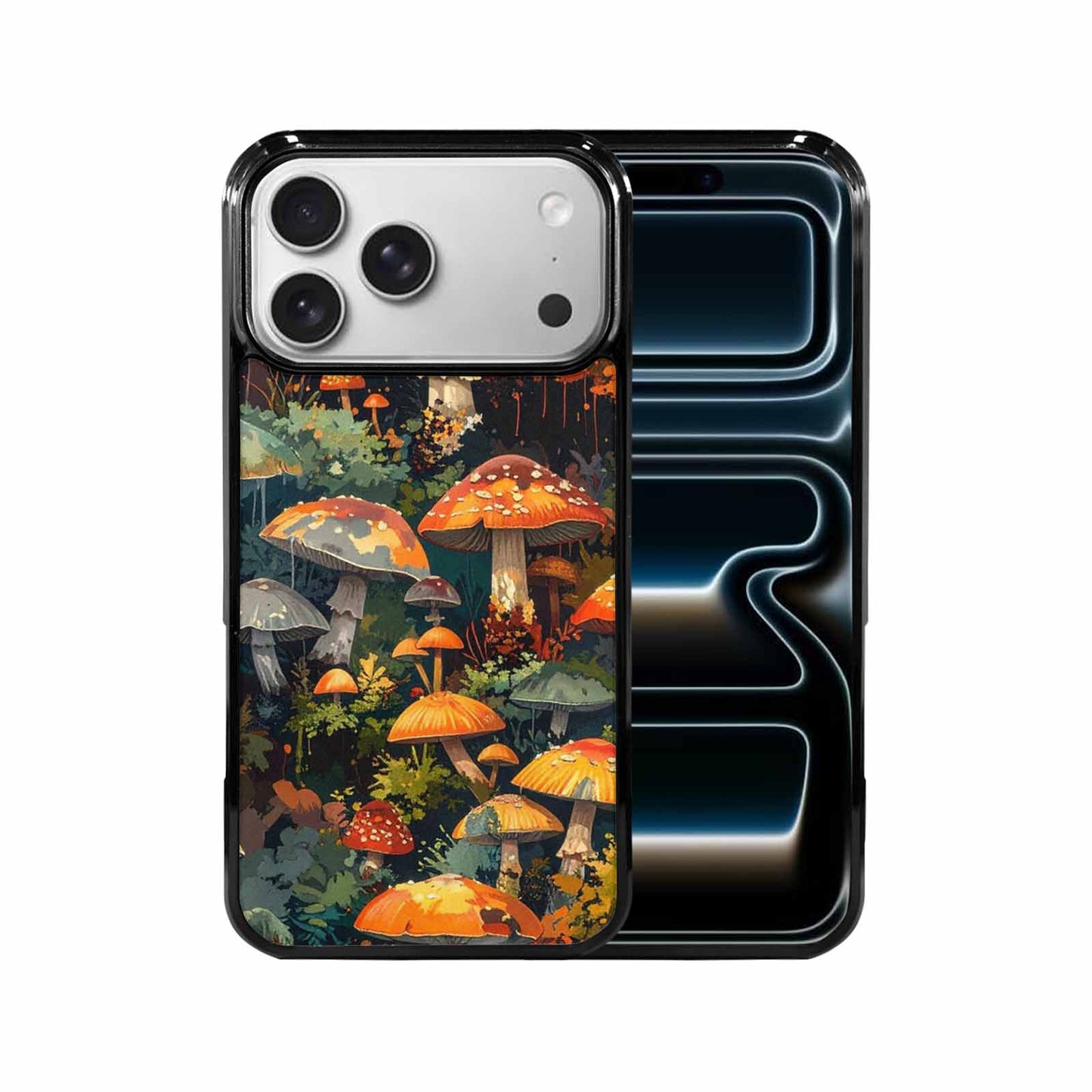 iPhone 17 Pro Max Case — Mushrooms Camomushrooms Patter Camo, Personalized Phone Case