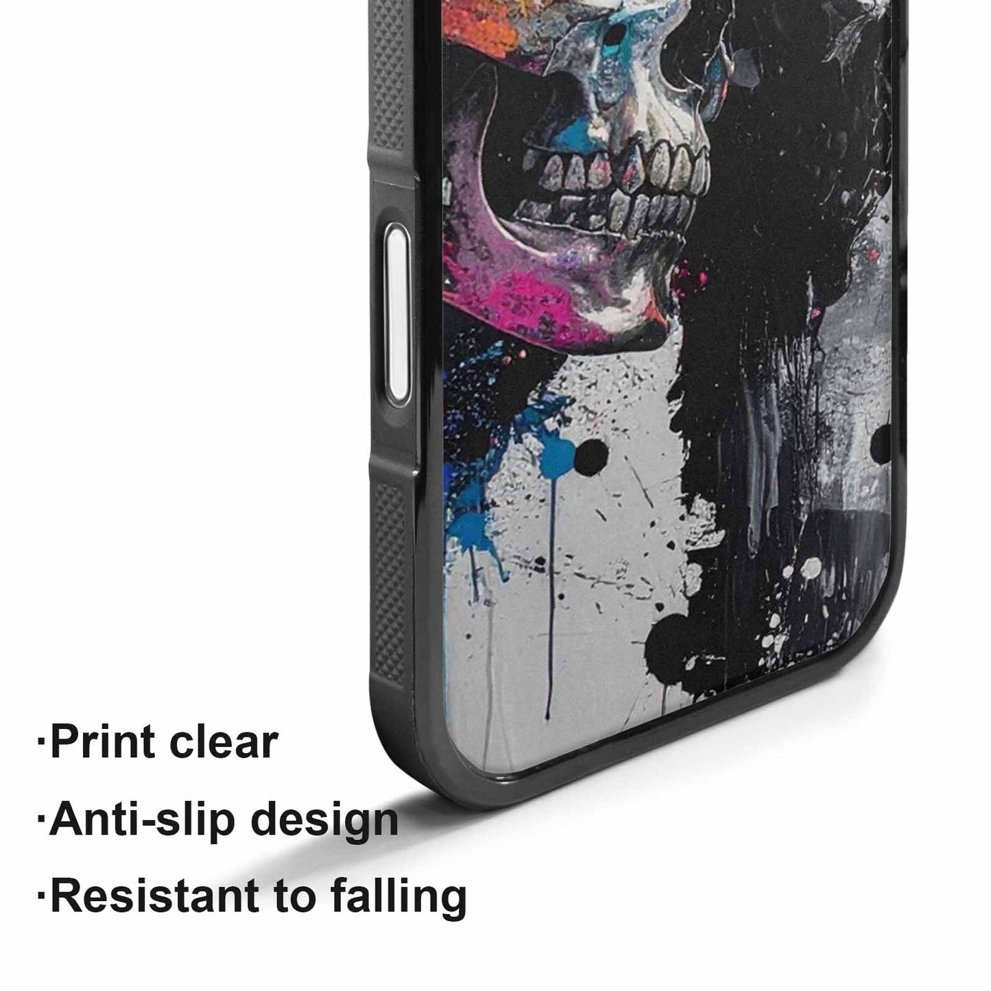 iPhone 17 Case — Skull Dark Art Gothic Print Gothic, Custom Designed Case Cover