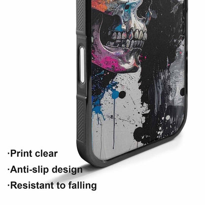 iPhone 17 Case — Skull Dark Art Gothic Print Gothic, Custom Designed Case Cover
