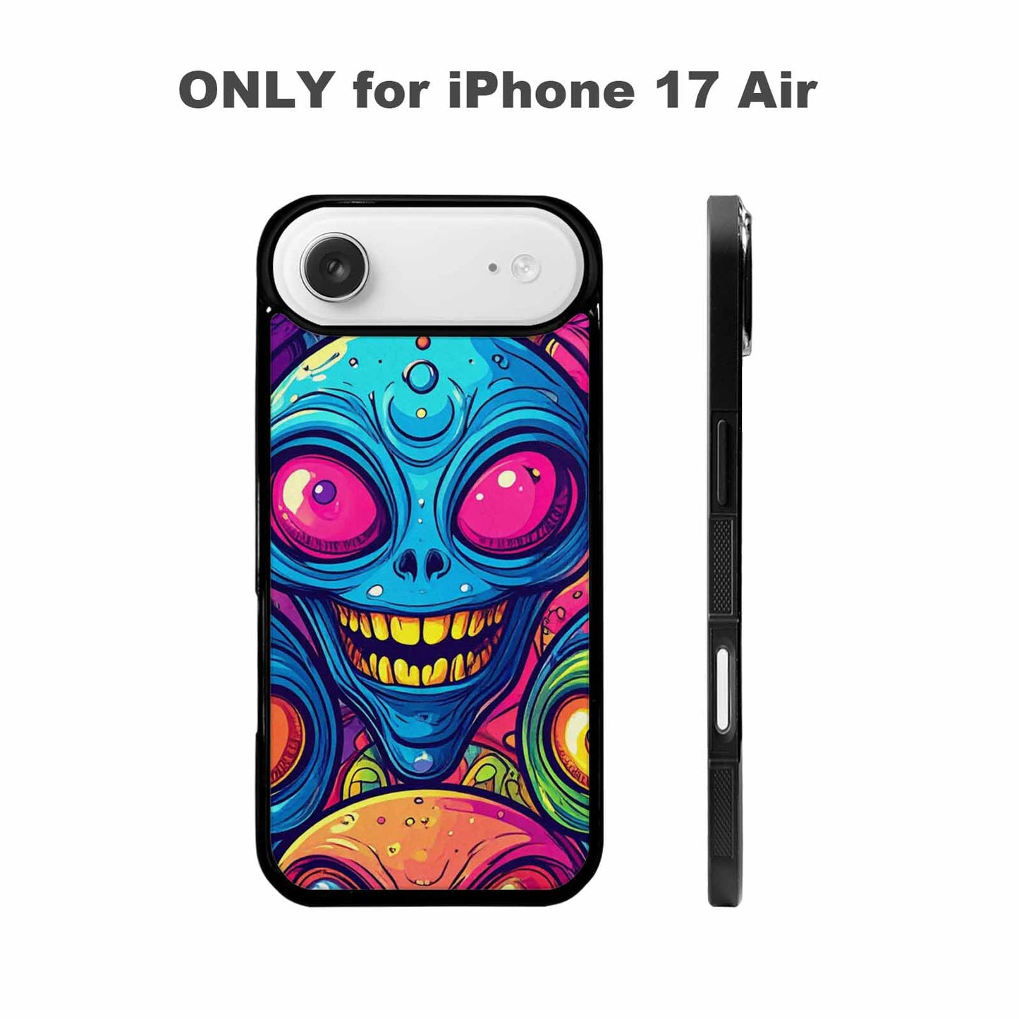 iPhone 17 Air Case — Alien Ufo Cartoon Art Pattern Alien, Unique Phone Case Design