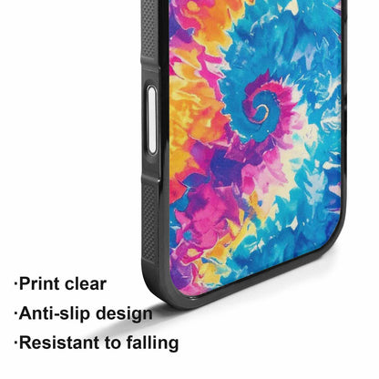 iPhone 17 Case — Small Tie Dye Swirl Tie Dye, Custom Art Phone Cover