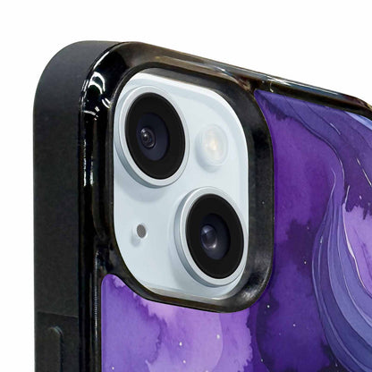 iPhone 15 Plus Case — Galaxy Aurora Nebula, Personalized Phone Case