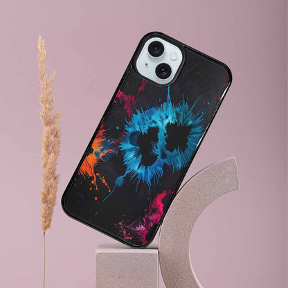 iPhone 15 Plus Case — Dark Animal Print, Custom Art Phone Cover