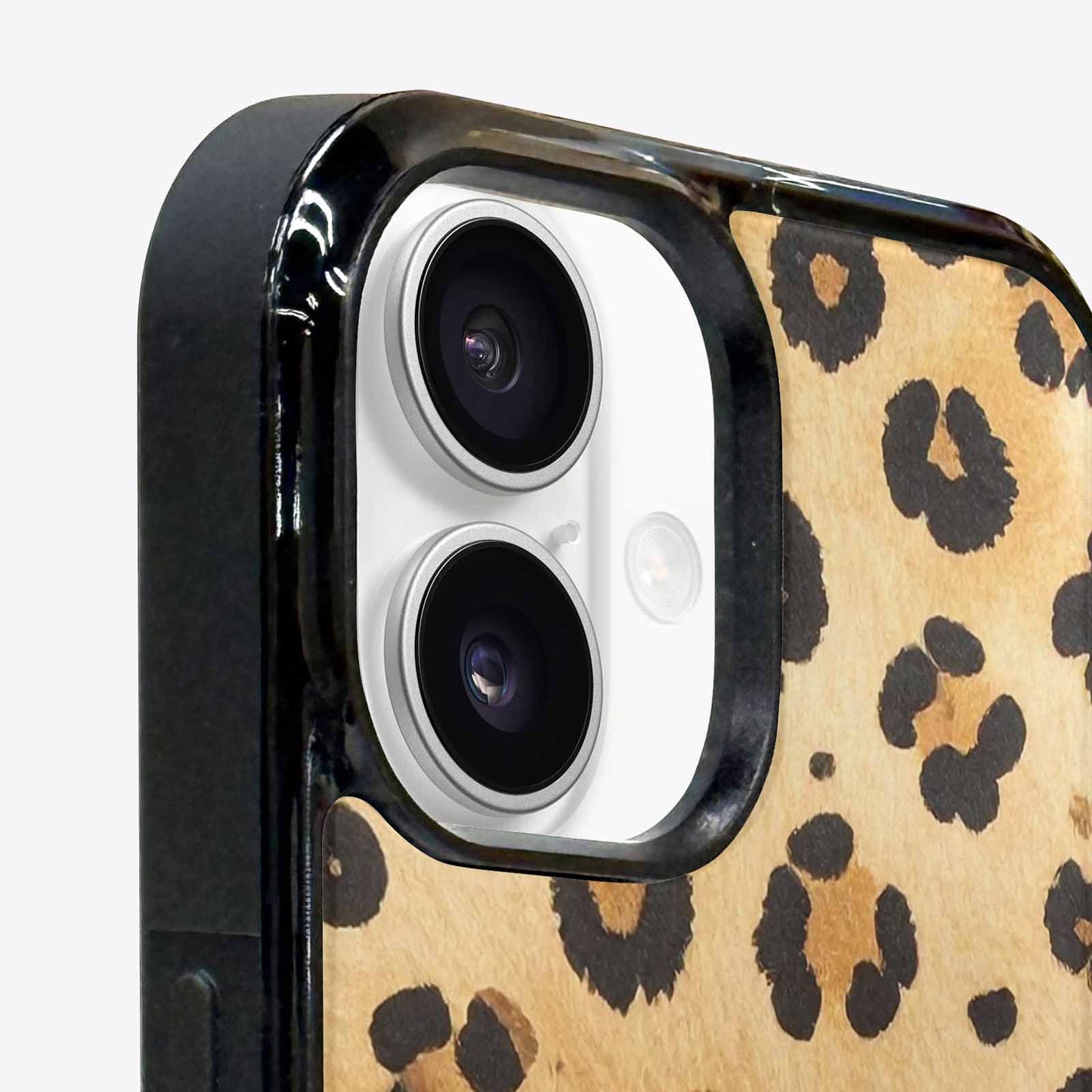 iPhone 16 Plus Case — Cheetah Print Sandy Tan Base With, Customized Protective Case