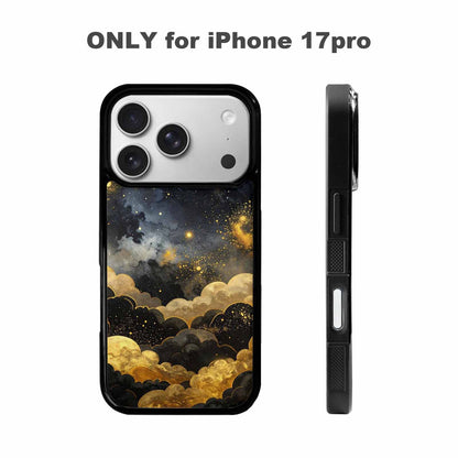 iPhone 17 Pro Case — Seamless Repeating Pattern Of Overlapping Galaxy, Customized Protective Case