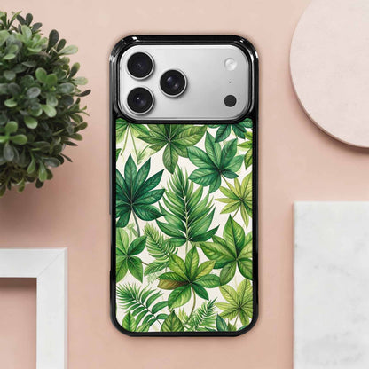 iPhone 17 Pro Max Case — Small Seven Point Palmate Floral, Unique Phone Case Design