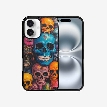 iPhone 16 Case — Skulls General Skulls Pattern, Custom Phone Case