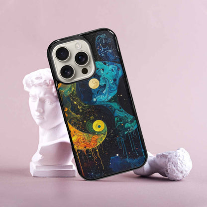 iPhone 16 Pro Case — Yin Yang Yin And Yang Symbol, Customized Protective Case