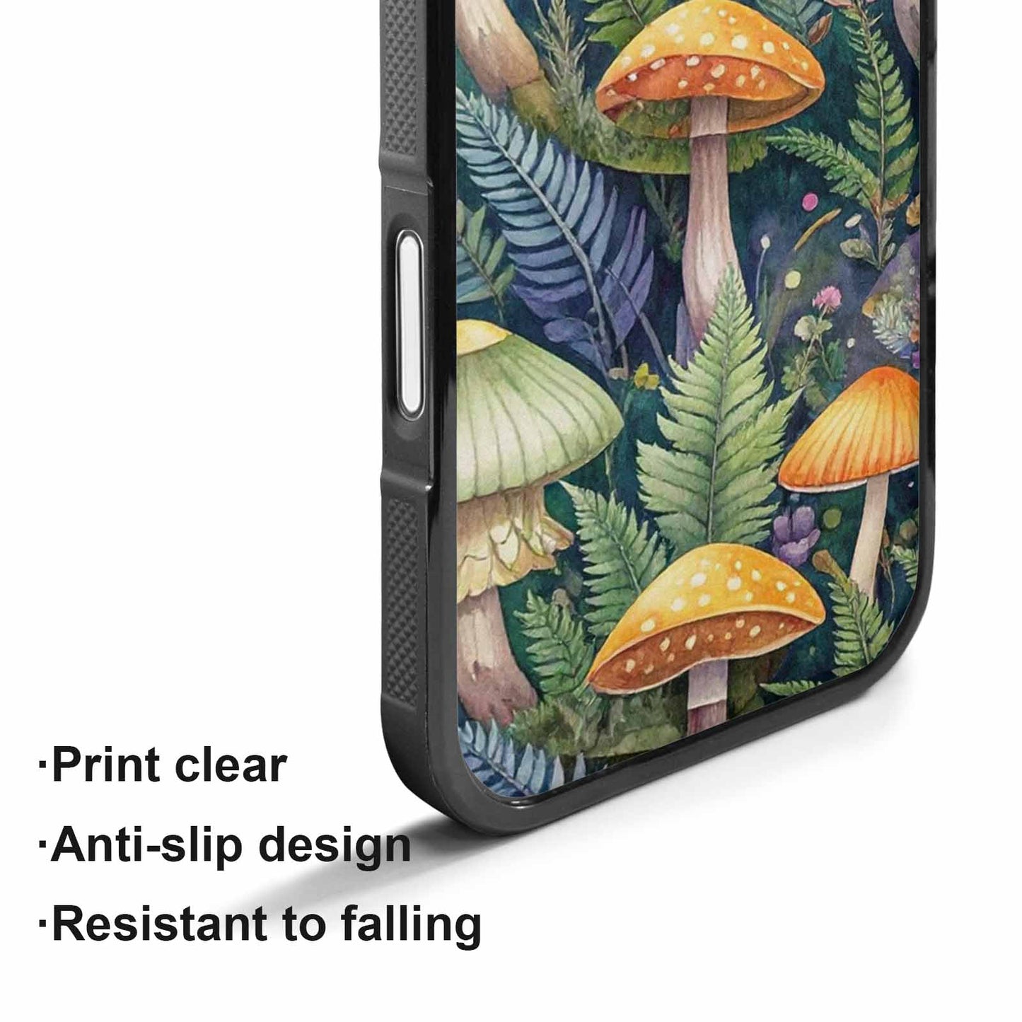 iPhone 17 Case — Mushrooms Botanicalmushrooms P Floral, Custom Art Phone Cover
