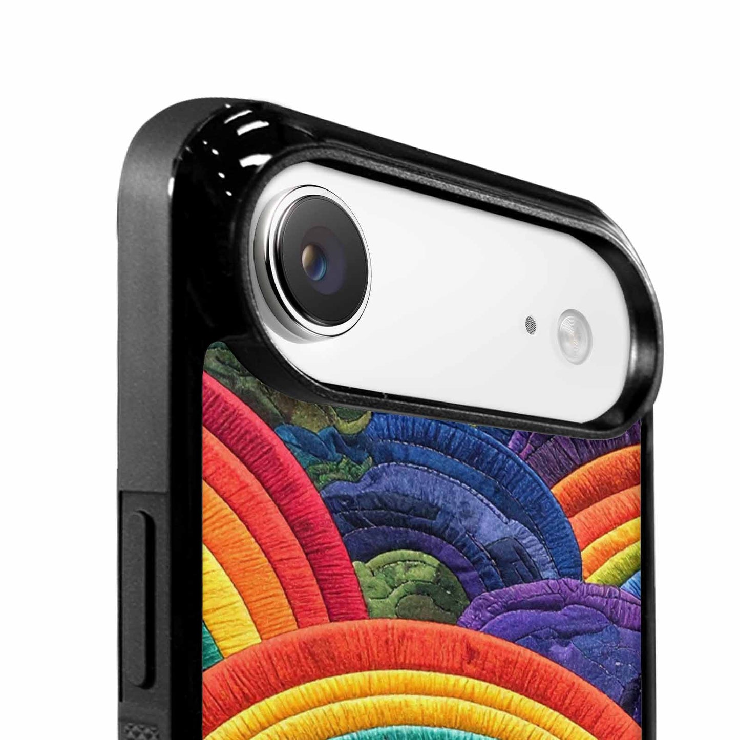 iPhone 17 Air Case — Vivid Camo Rainbow Arc Camo, Custom Phone Case