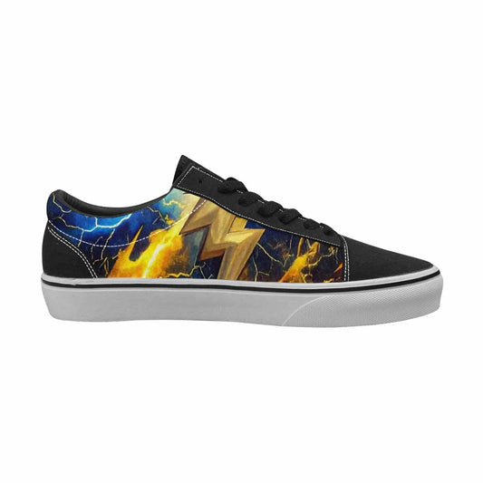 WOMEN'S Lightning Bolt Canvas Lace-Up Aesthetic Shoes