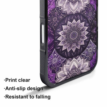 iPhone 17 Pro Max Case — Small Mandala Pattern, Randomly Floral, Custom Phone Case