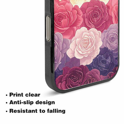 iPhone 15 Pro Max Case — Lesbian Flag Color Theme Small Rainbow, Custom Designed Case Cover