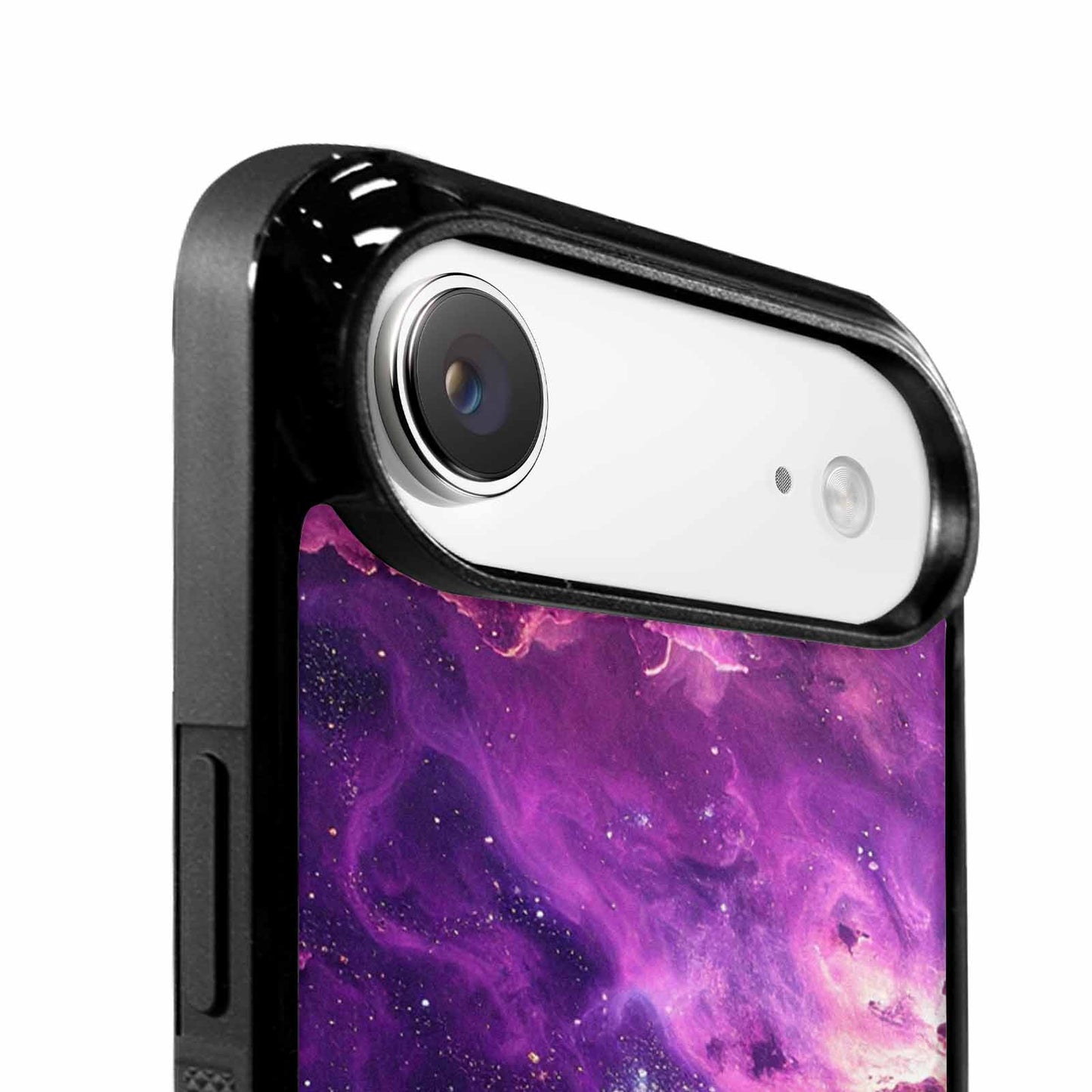 iPhone 17 Air Case — Purple Color Tones Nebula Texture Galaxy, Custom Printed Phone Case