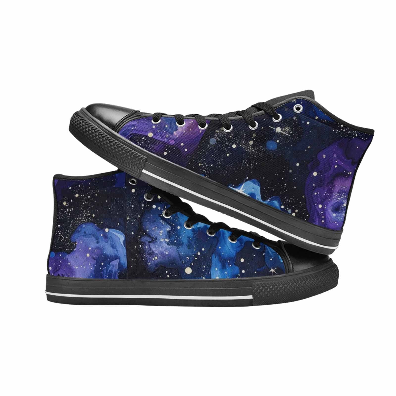 MEN'S Galaxy Art - High Top Canvas Dreamcore Custom Shoes
