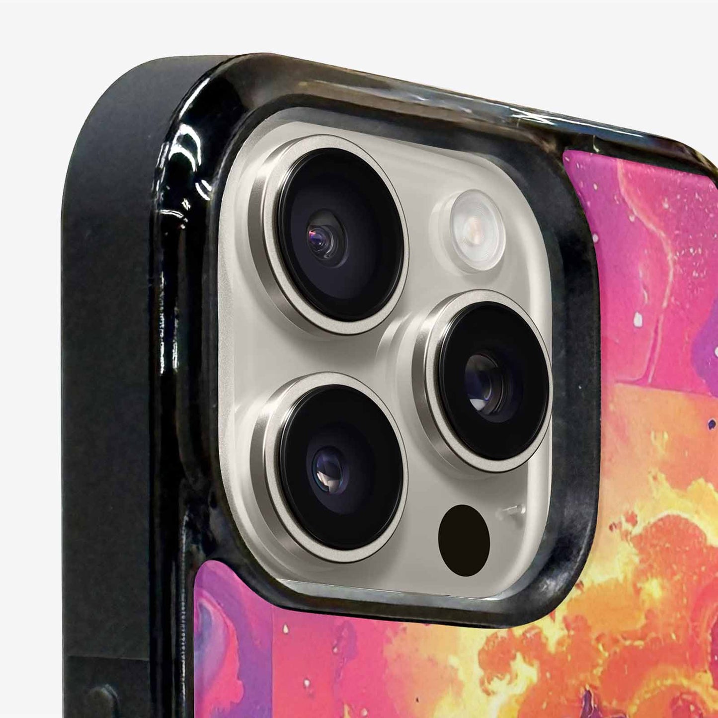 iPhone 15 Pro Max Case — Cosmic Creature And Object Mashup Pattern, Customized Protective Case