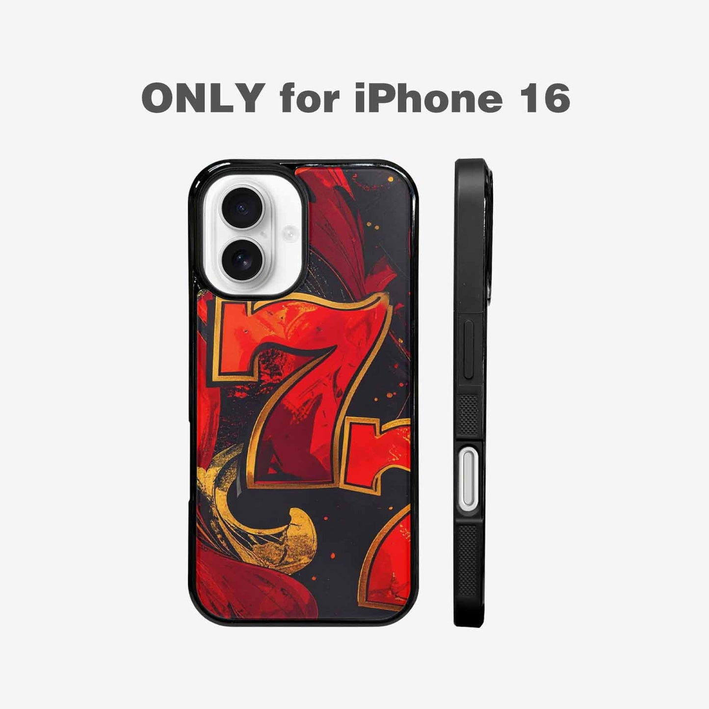 iPhone 16 Case — Dice And Casino Pattern Seamless Repeat, Custom Phone Case