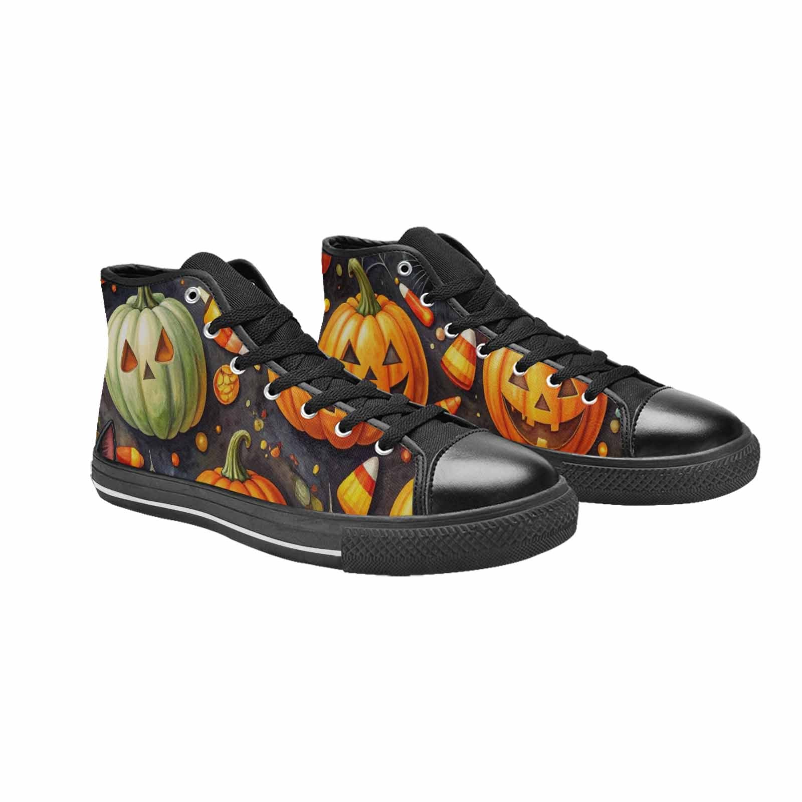WOMEN'S Halloween High Top Canvas Dark Academia Shoes