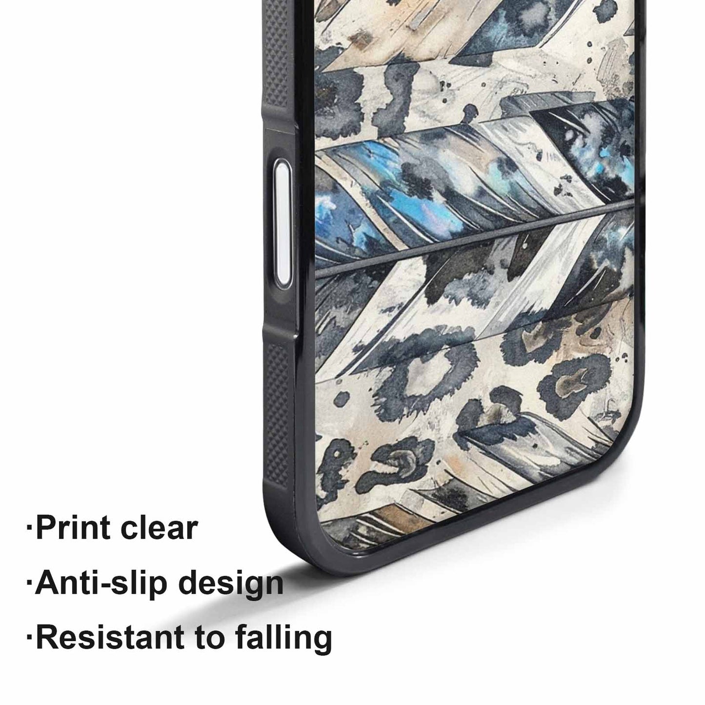 iPhone 17 Pro Max Case — Iridescent Leopard Print Animal Print, Original Design Phone Case