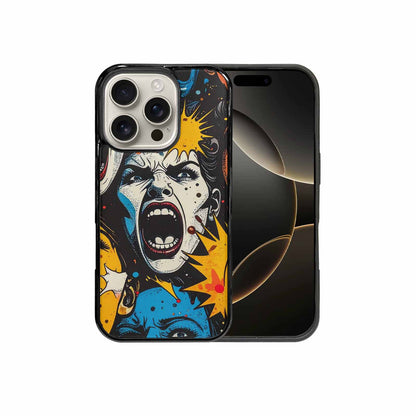 iPhone 16 Pro Case — Comic Book Scream Comic Book Scream, Custom Made Phone Cover