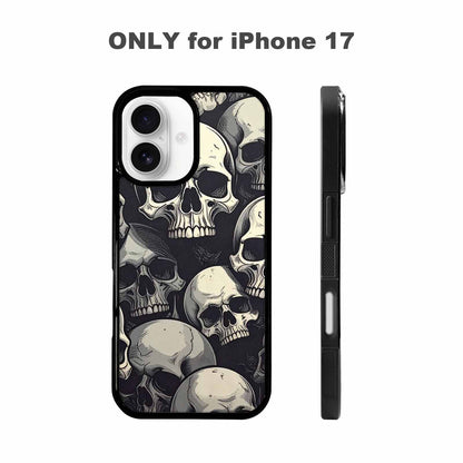 iPhone 17 Case — Skull Dark Art Gothic Print Gothic, Custom Designed Case Cover