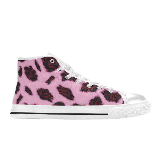 MEN'S Cc Animal Print Men’S High Top Canvas Vibrant Chaos Sneakers