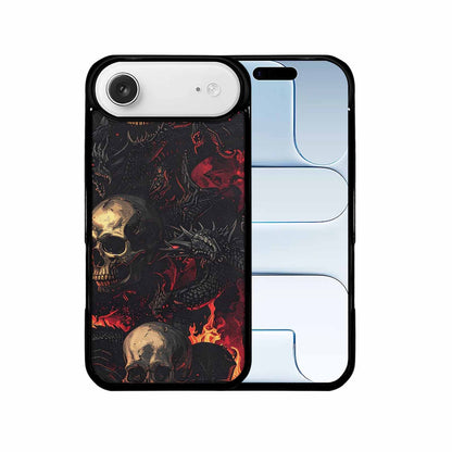 iPhone 17 Air Case — Skull Dark Art Gothic Print Gothic, Custom Made Phone Cover