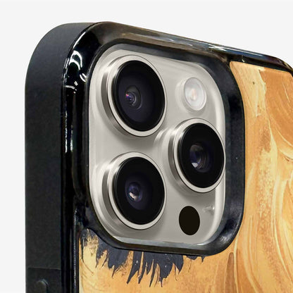 iPhone 15 Pro Max Case — Leopard Soft Airbrush Gradient, Unique Phone Case Design