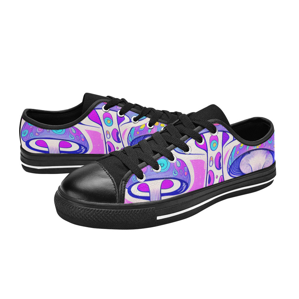 MEN'S Magic Mushrooms Art Canvas Grunge Sneakers