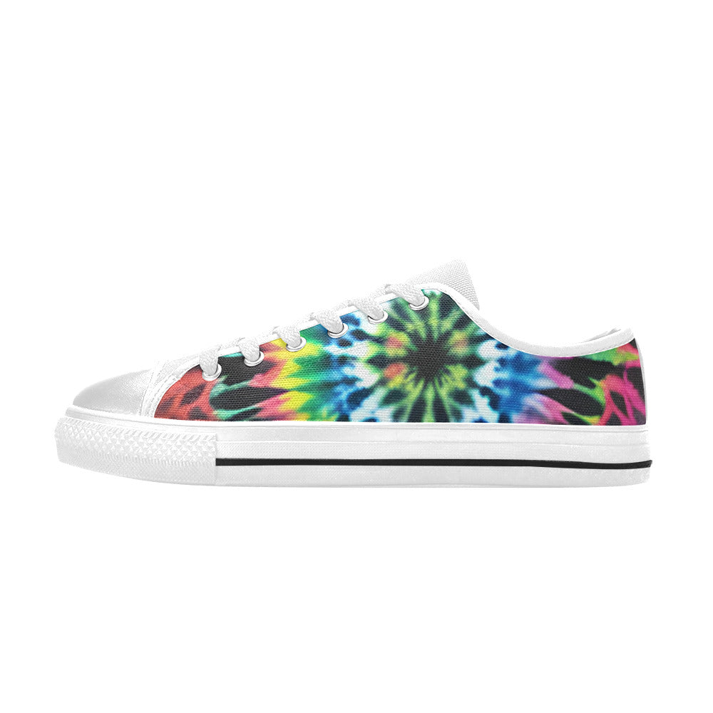 WOMEN'S Cc Tie Dye Art Canvas Aesthetic Custom Sneakers