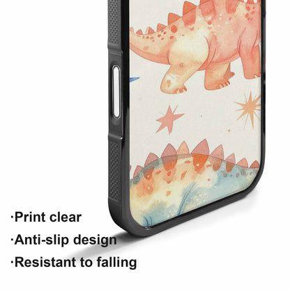 iPhone 17 Case — Retro Dinosaurs Star Galaxy Space, Unique Phone Case Design