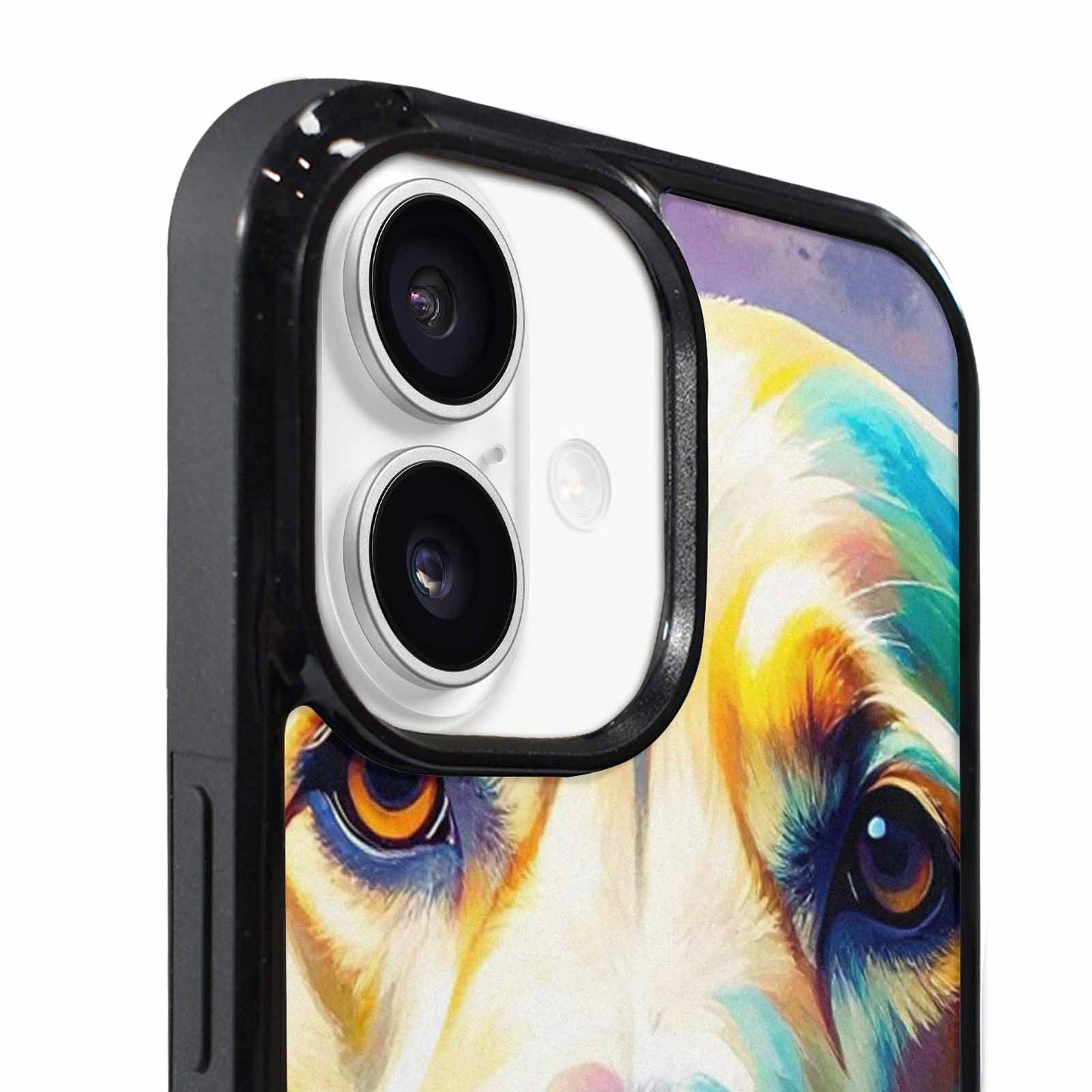 iPhone 17 Case — Golden Retriever Watercolor Art Watercolor Abstract, Customized Protective Case
