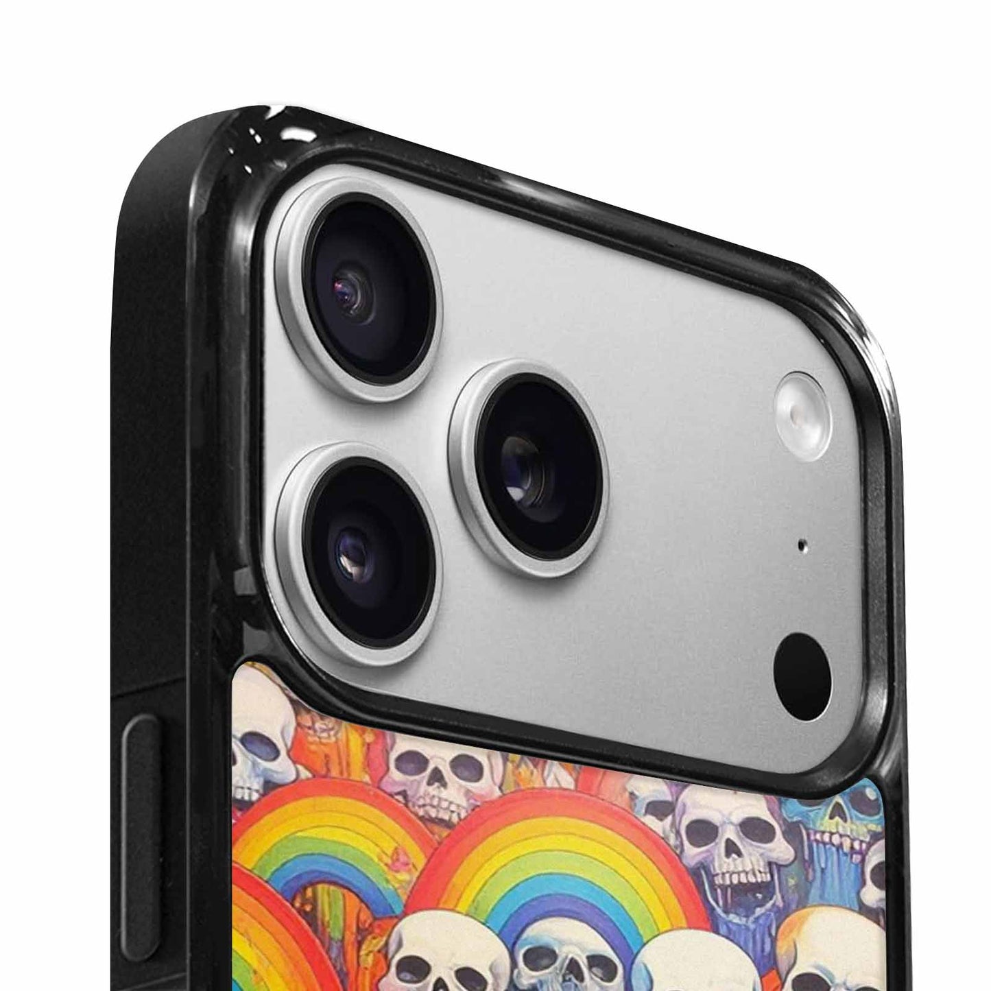 iPhone 17 Pro Case — Rainbow From Skulls Mouth Skulls Gothic, Unique Phone Case Design