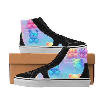MEN'S Skulls High Top Canvas Statement Dreamcore Custom Streetwear Shoes