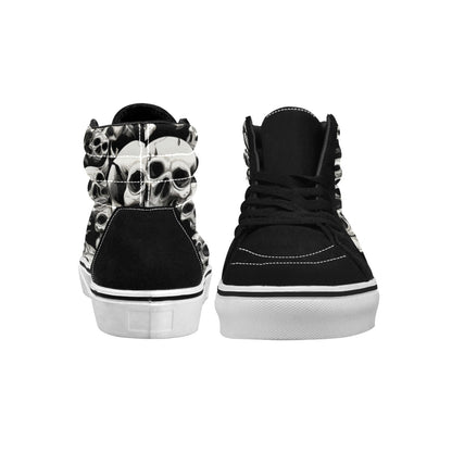 MEN'S Skulls Mania High Top Skateboarding Neon Fantasy Sneakers