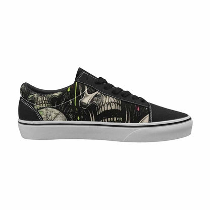 WOMEN'S Rainbow From Skull S Lace-Up Canvas Cottagecore Sneakers