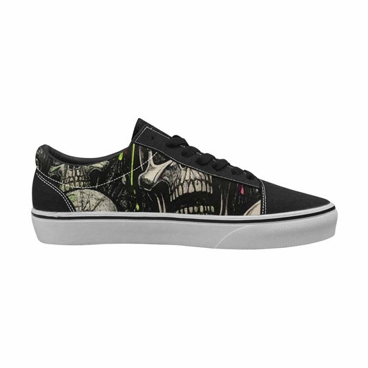 WOMEN'S Rainbow From Skull S Lace-Up Canvas Cottagecore Sneakers