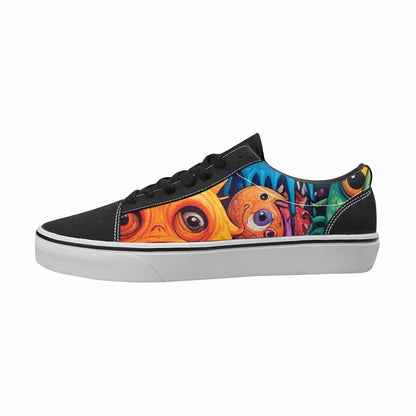 WOMEN'S Monsters Canvas Bold Print Cottagecore Shoes