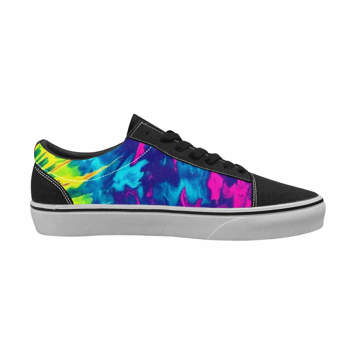 WOMEN'S Tie Dye - Canvas Lace-Up Wallpaper Art Custom Sneakers
